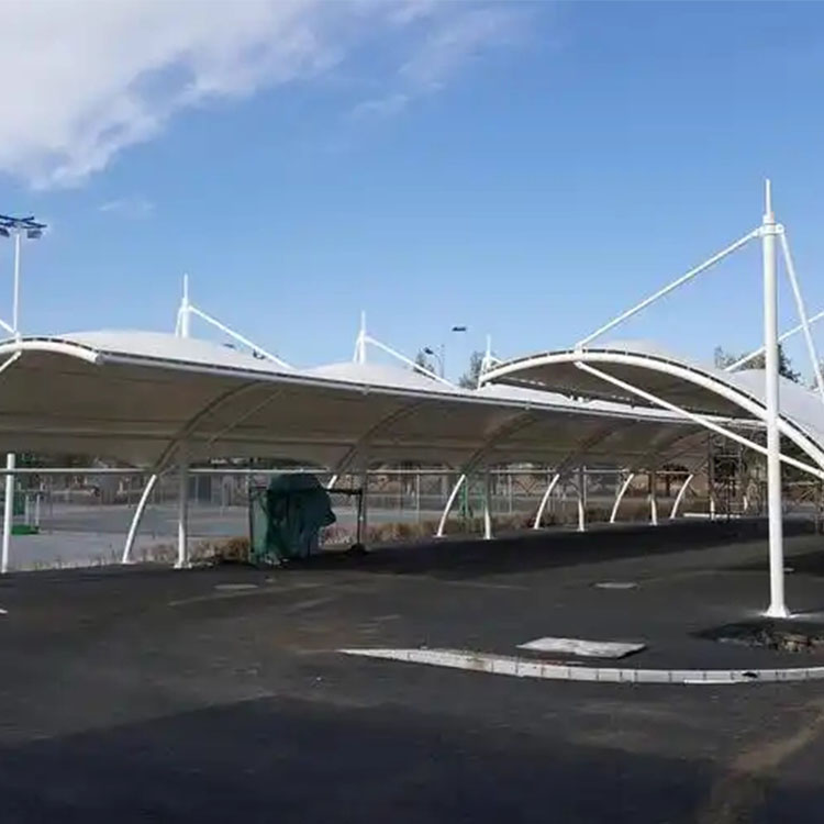 富裕县膜结构电动车棚