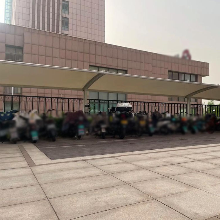 富裕县膜结构电动车棚