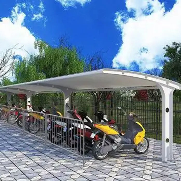 富裕县膜结构电动车棚